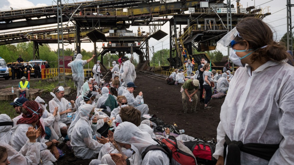 Ende Gelaende Kohleproteste Lausitz