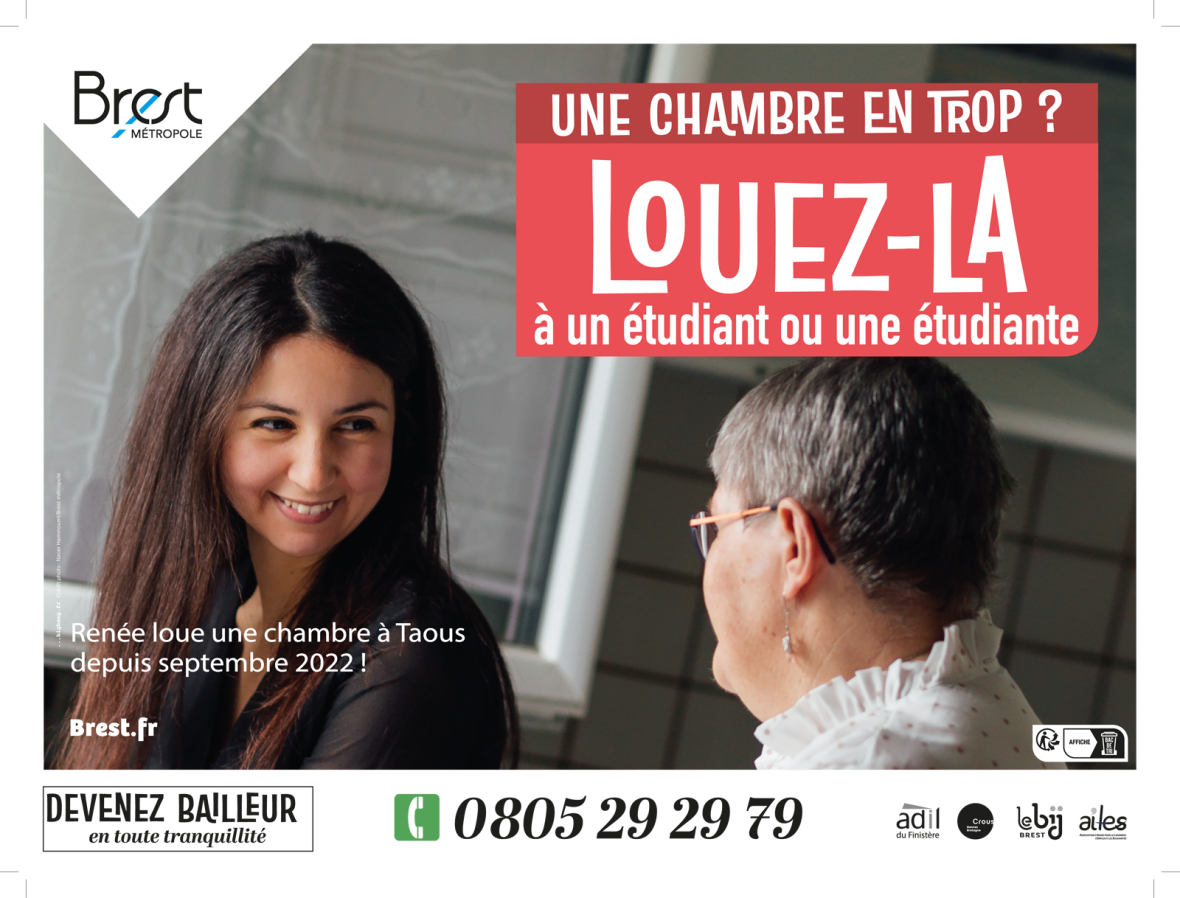 Local authorities in Brest have been encouraging homeowners to let rooms to students since 2021.